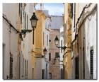 Χωριό Street σε Menorca, Ισπανία